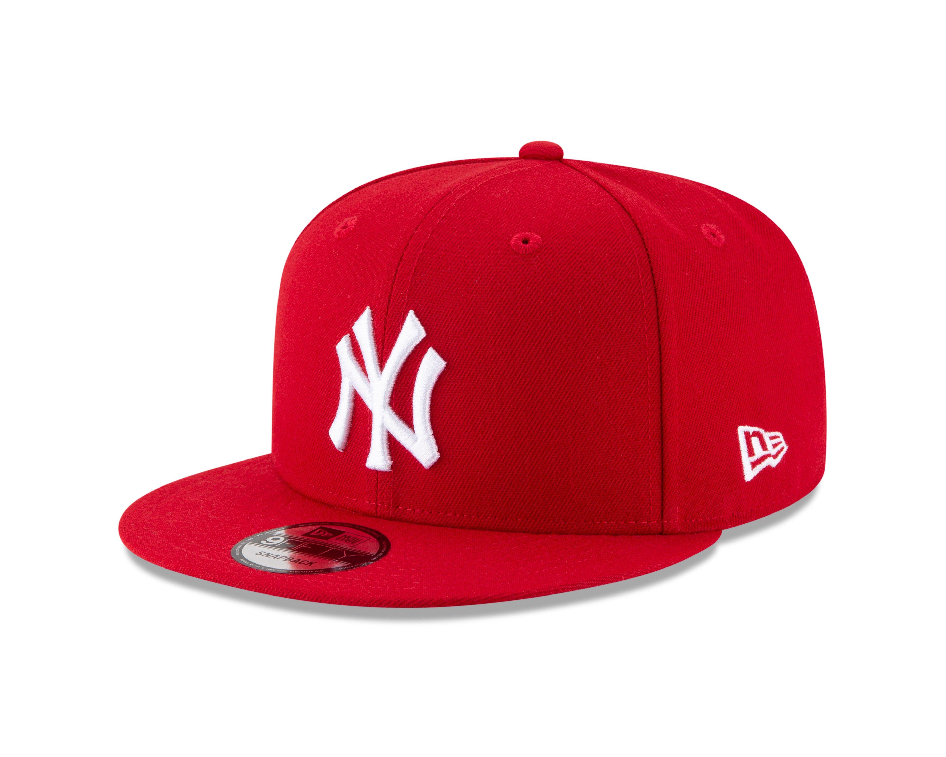 New Era New York Yankees Basic 9FIFTY Snapback Hat-Red